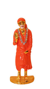 Sai Baba Statue Divine for Your Home/car Decor Gold