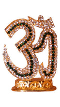 Load image into Gallery viewer, Hindu Religious Symbol OM Idol for Home,Car,Office ( 2cm x 1.5cm x 0.8cm) Green
