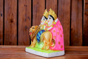 Goddess MATA Chandi Chamunda Maa Devi Statue Idol for PujaMixcolorMixcolor