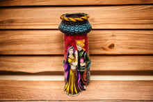 Load image into Gallery viewer, Artisan-Crafted Love Blooms: Handmade Couple Design Flowerpot Multicolor