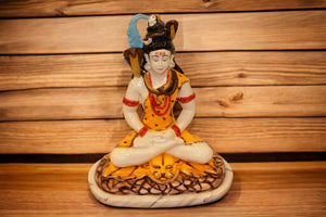 Lord Shiva Shankar Idol Hindu God Statue Idol Yellow