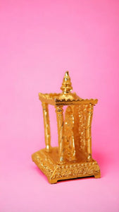 Lord Krishna,Bal gopal Statue,Home,Temple,Office decore(1.8cm x1.5cm x0.5cm)Gold