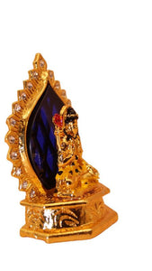 Lord Shiva Shankar Statue Bhole Nath Murti Home Decor( 3cm x 2cm x 1cm) Gold