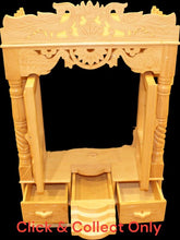 Load image into Gallery viewer, Wooden Temple,Mandir,Hand made temple,Office &amp; Home Temple Yellow