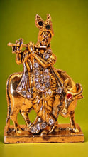 Load image into Gallery viewer, Lord Krishna,Bal gopal Statue,Home,Temple,Office decore(2cm x1.3cm x0.5cm)Gold