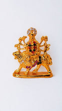 Load image into Gallery viewer, Goddess Ambaji Maa Durga Sitting Idol Statue Gold