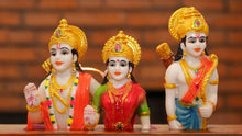 Load image into Gallery viewer, Lord Ram Darbar statue for Home/Office decoration (9cm x 10.5cm x 5cm) Mixcolor
