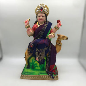 Ambe maa,Ambaji, Durga ma, Bengali Durga ma statue,idol,murti,mud idol Voilet