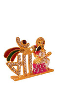 Load image into Gallery viewer, Goddess Saraswati Hindu Goddess of Knowledge &amp; Music Gold