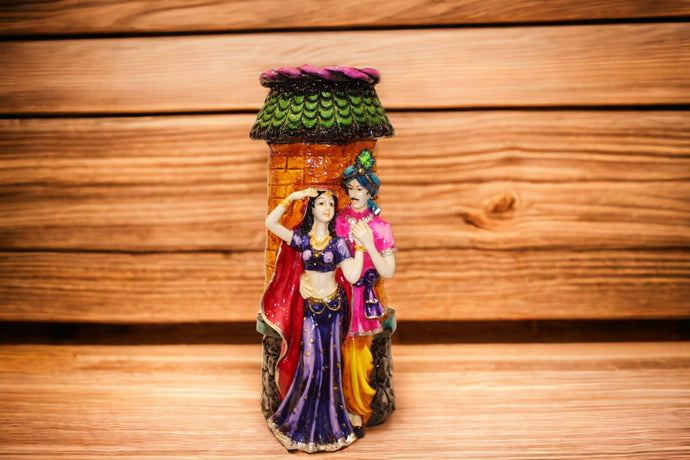 Artisan-Crafted Love Blooms: Handmade Couple Design Flowerpot Multicolor
