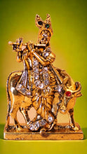 Load image into Gallery viewer, Lord Krishna,Bal gopal Statue,Home,Temple,Office decore(2cm x1.3cm x0.5cm)Gold
