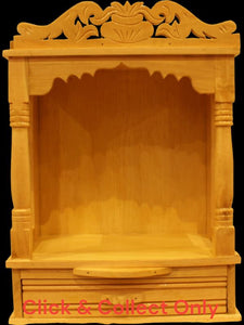Wooden Temple,Mandir,Hand made temple,Office & Home Temple Yellow White