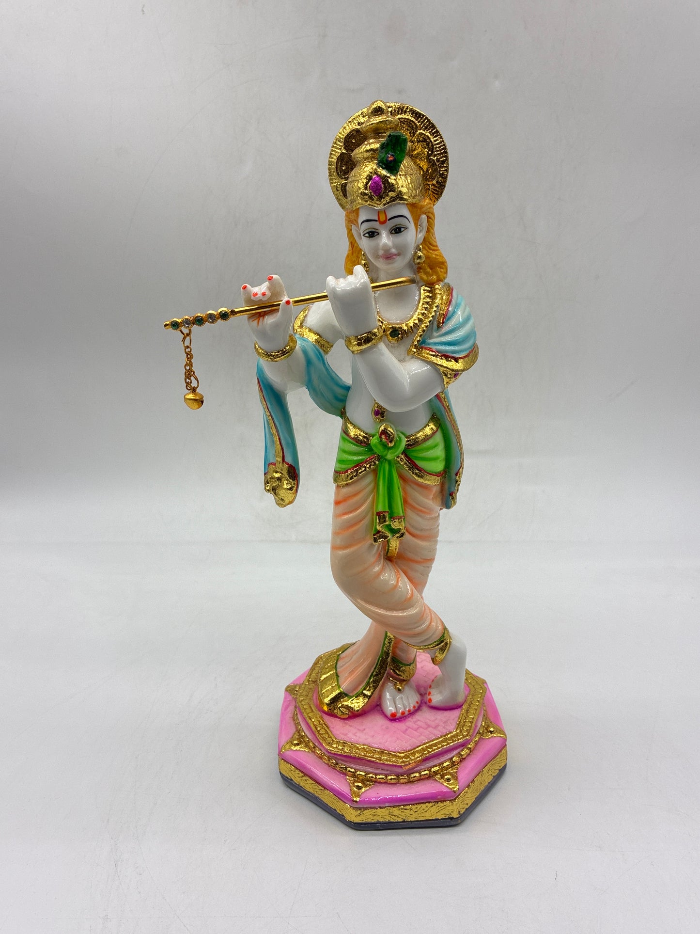 Lord Krishna Statue for Home Temple – Resin, 30cm