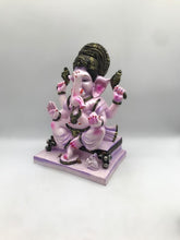 Load image into Gallery viewer, Ganesh Ganesha Ganpati Ganapati Hindu God Hindu God Ganesh fiber idol Purple