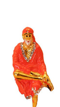 Load image into Gallery viewer, Sai Baba Statue Divine for Your Home/car Decor Gold