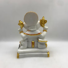 Load image into Gallery viewer, Ganesh Ganesha Ganpati Ganapati Hindu God Hindu God Ganesh fiber idol White