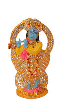Load image into Gallery viewer, Lord Krishna,Bal gopal Statue,Home,Temple,Office decore(3cm x 2cm x 0.5cm) Gold
