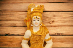 Lord Shiva Shankar Idol Hindu God Statue Idol Gold