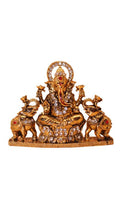Load image into Gallery viewer, Ganesh Bhagwan Ganesha Statue Ganpati for Home Decor(2.2cm x 2.9cm x 0.5cm) Gold