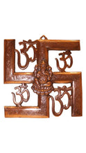 Load image into Gallery viewer, GANESH WALL HANGING &amp; TABLE SHOWPIECE FIGURINE STATUE FOR HOME DECOR Copper