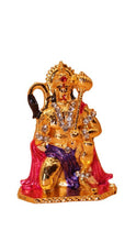 Load image into Gallery viewer, Lord Bahubali Hanuman Idol for home,car decore (1.9cm x 1.8cm x 0.5cm) Orange