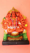 Load image into Gallery viewer, Lord Bahubali Hanuman Idol Bajrang Bali Murti (21cm x 8cm x 4cm) Orange