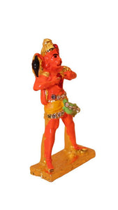 Lord Bahubali Hanuman Idol for home,car decore (2cm x 1cm x 0.5cm) Orange