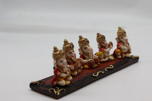 Load image into Gallery viewer, Ganesh Musical Band resin statue, 1061