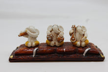 Load image into Gallery viewer, Ganesh Trio resin statue, 1062