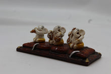 Load image into Gallery viewer, Ganesh Trio resin statue, 1062
