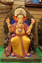 Load image into Gallery viewer, POP Ganesh Visarjan idol, Yellow variant, close-up