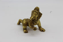 Load image into Gallery viewer, Baby Ganesh brass statue, 1013