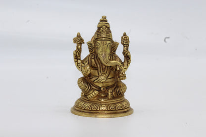 Ganesh brass statue, 1016
