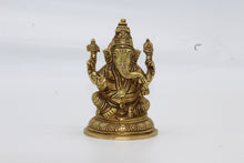 Load image into Gallery viewer, Ganesh brass statue, 1016
