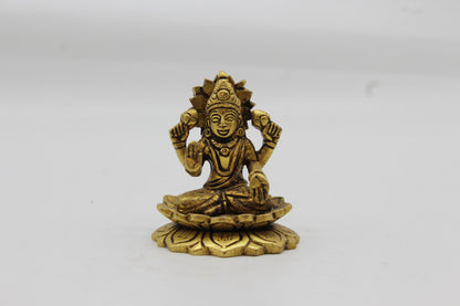 Laxmi brass statue, 1017