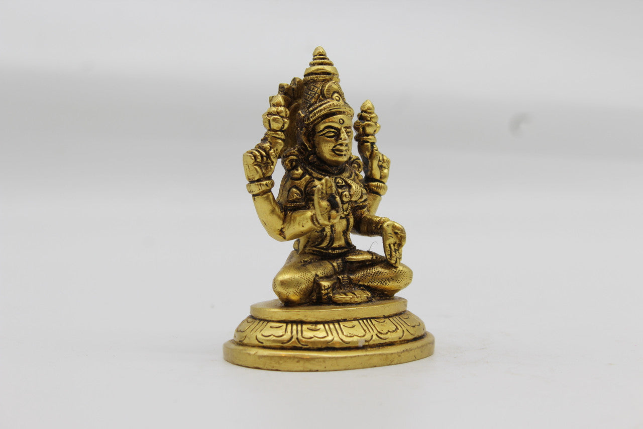 Laxmi brass statue, 1018