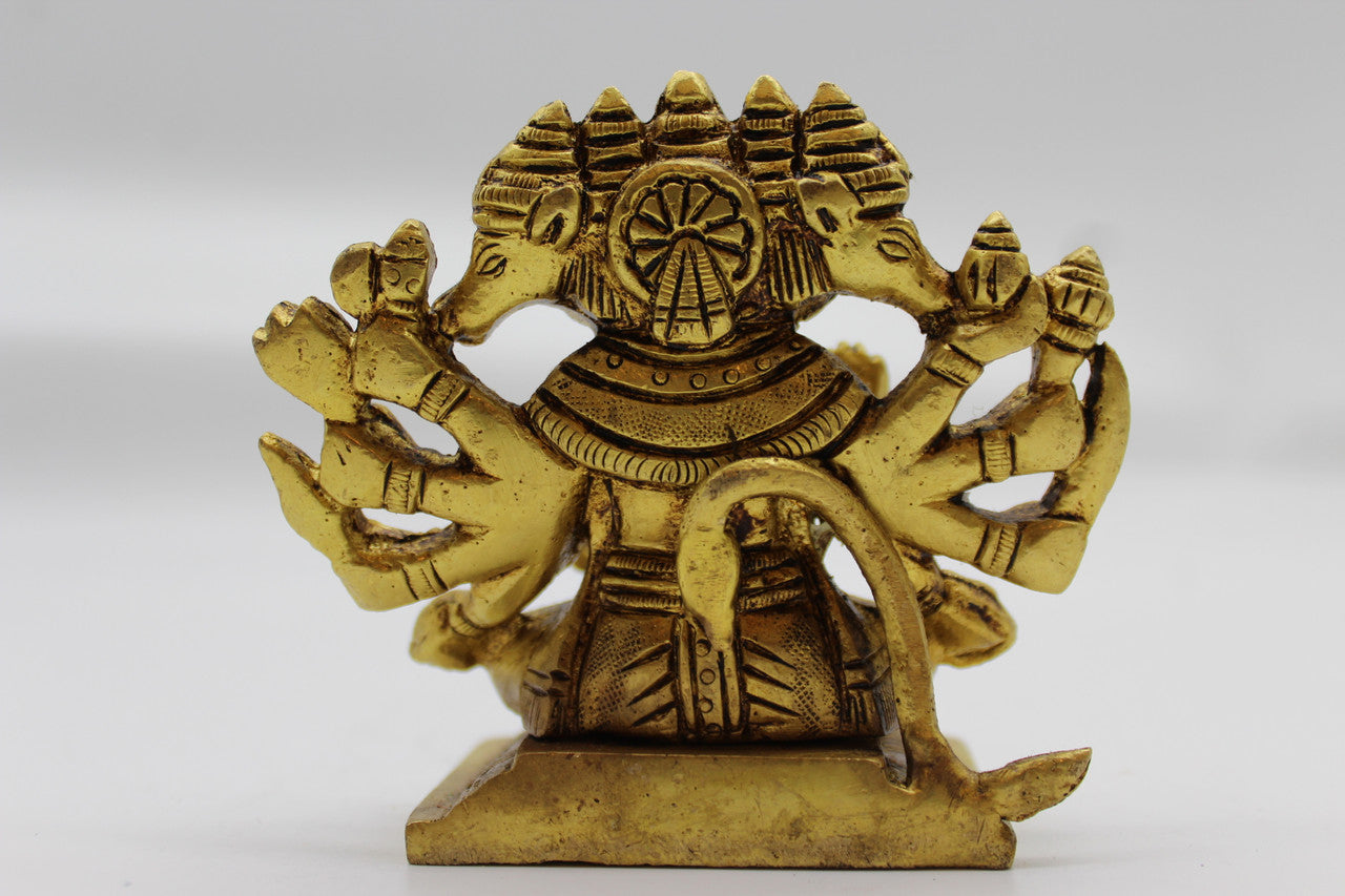 Panchmukhi Hanuman brass statue, 1023