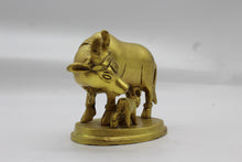 Load image into Gallery viewer, Kamdhenu brass statue, 1024