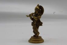 Load image into Gallery viewer, Krishna brass statue, 1025