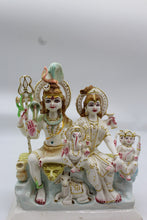 Load image into Gallery viewer, Shiv Parivar marble statue, 1030