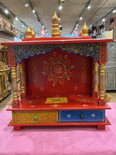 Load image into Gallery viewer, Hand-Painted Wooden Mandir - A109