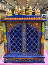 Load image into Gallery viewer, Hand-Painted Wooden Mandir - A112