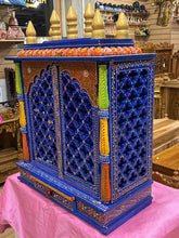 Load image into Gallery viewer, Hand-Painted Wooden Mandir - A112