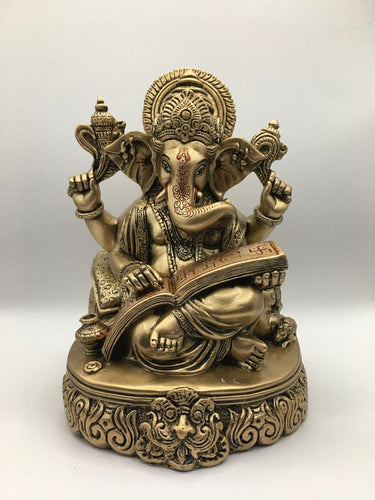 Ganesh Ganesha Ganpati Ganapati Hindu God Hindu God Ganesh fiber idol Brass