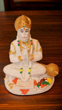 Load image into Gallery viewer, Lord Bahubali Hanuman Idol Bajrang Bali Murti (8cm x 6.5cm x 5.3cm) White