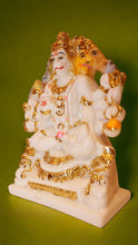 Load image into Gallery viewer, Lord Panchmukhi Hanuman Idol Bajrang Bali Murti (9cm x 5.5cm x 3.5cm) White