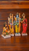 Load image into Gallery viewer, Lord Ram Darbar statue for Home/Office decoration (9cm x 9cm x 2cm) Mixcolor