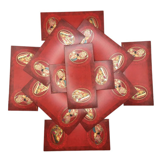 Envelopes Envelope Money holder Diwali Wedding Gift Card Pack of 10 Red