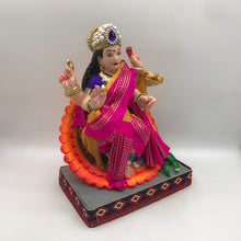 Load image into Gallery viewer, Ambe maa,Ambaji, Durga ma, Bengali Durga ma statue,idol,murti,mud idol Pink