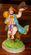 Load image into Gallery viewer, Lord Bahubali Hanuman Idol Bajrang Bali Murti (12cm x 7cm x 5cm) White